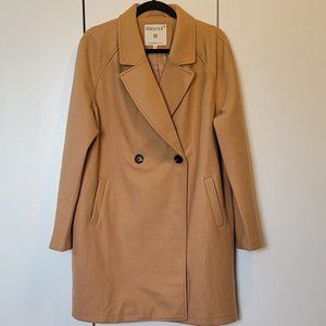 Women's XL Camel Color Coat - worn once